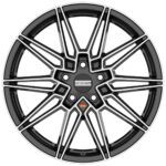 Fondmetal Thoe Glossy Black Machined 8x19 5x112 ET26 CB66,6 60° 775 kg RF18200