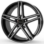 Avus AC-515 Black Polished 8,5x18 5x112 ET45 CB66,6 R14 735 kg