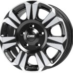 CMS C31 Diamond Black Gloss 6,5x16 5x120 ET60 CB65,1 R14 1150 kg C31 656 60 71S DB