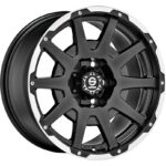 Sparco Dakar Matt Black Lip Polished+Rivets 8,5x18 6x139.7 ET27 CB106,1 60° 1200 kg W29090053M8