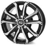 MSW 48 Van Gloss Black Full Polished 6,5x16 5x118 ET55 CB71,1 60° 1350 kg W19299001T56