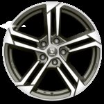 Reds Twist Graphite Matt Polished 7x17 5x100 ET38 CB72,3 60° 615 kg WTWD70738500E