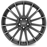 AEZ Atlanta Graphite matt/polished 8,5x20 5x112 ET35 CB70,1 60° 780 kg AAT0L8GP35